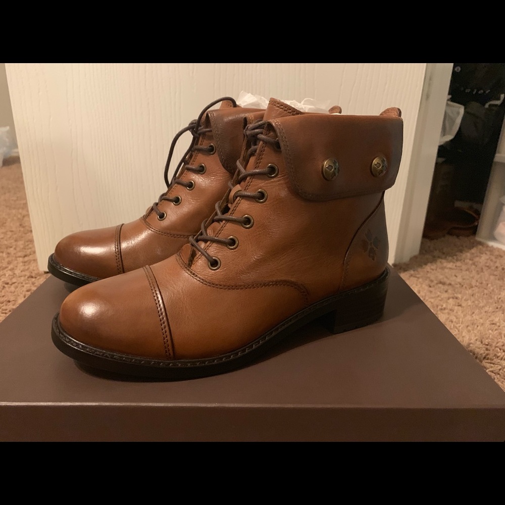 Patricia Nash Lia Booties Whiskey